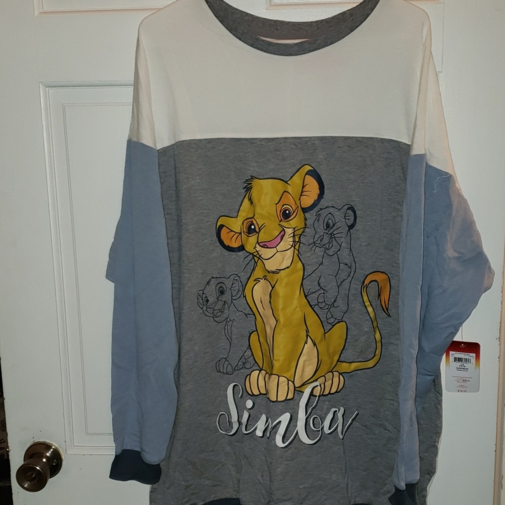 Lion King sleep shirt